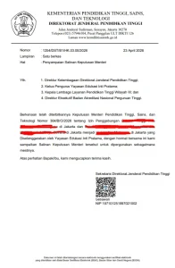 contoh sk pendirian perguruan tinggi