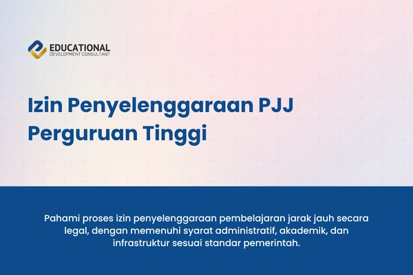 Izin Penyelenggaraan Pembelajaran Jarak Jauh Perguruan Tinggi